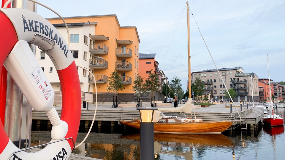 Åkers kanal vid Östra Kanalstaden.