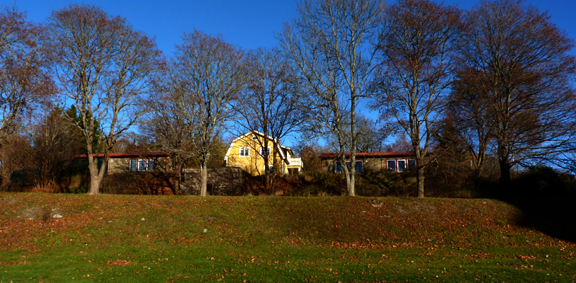 Malvavägen, gult hus