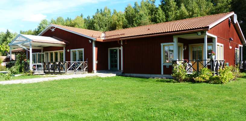 Skånsta gruppbostad, rött hus