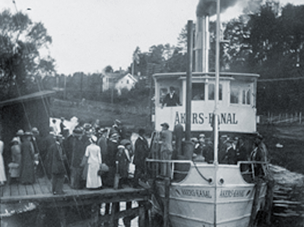 Åkers Kanal, foto från Österåkers hembygds- och fornminnesförening