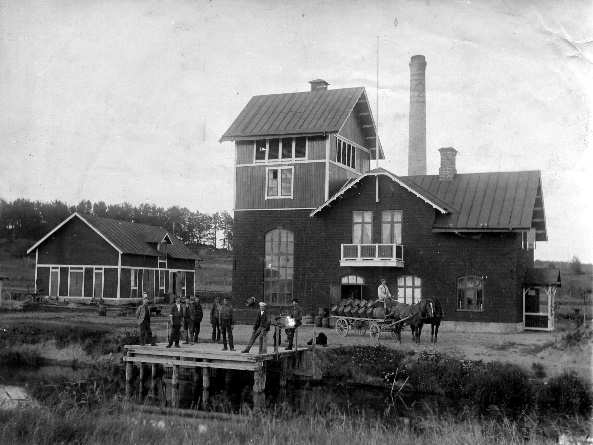 Åkers Kanal, foto från Österåkers hembygds- och fornminnesförening