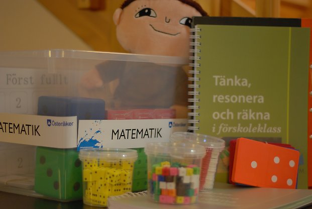 Bild på matematikmaterial för förskolan