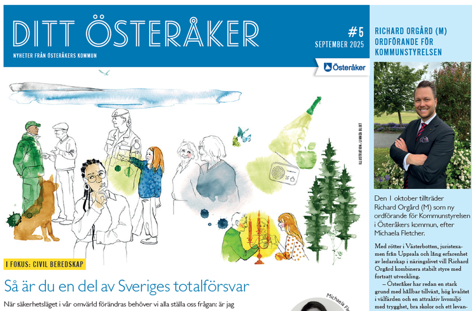 Utsnitt av en tidningssida.
