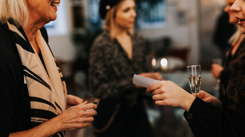 Företagare som nätverkar