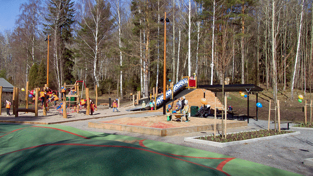 Bild från Kottvägens lekplats
