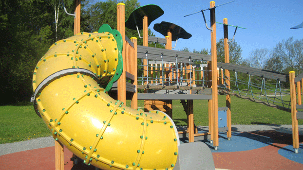 Bild på Riddarvägens lekplats