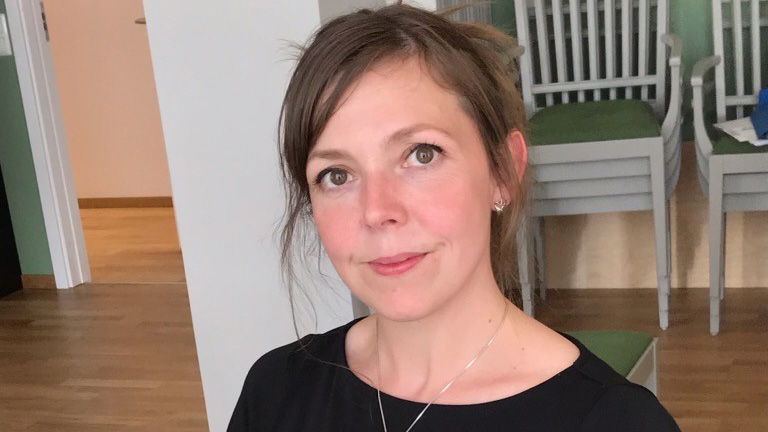 Porträt på Christina Pettersson som gick utbildningen i palliativ vård