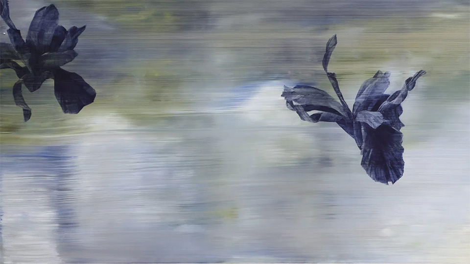 En abstrakt målning.