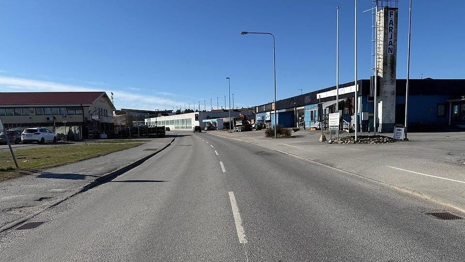 En gata i Åkersberga utan trafik.