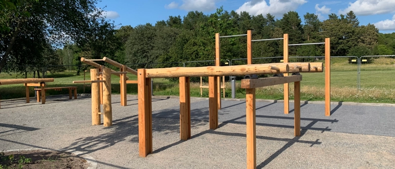 Utegymmet vid Röllingby aktivitetspark
