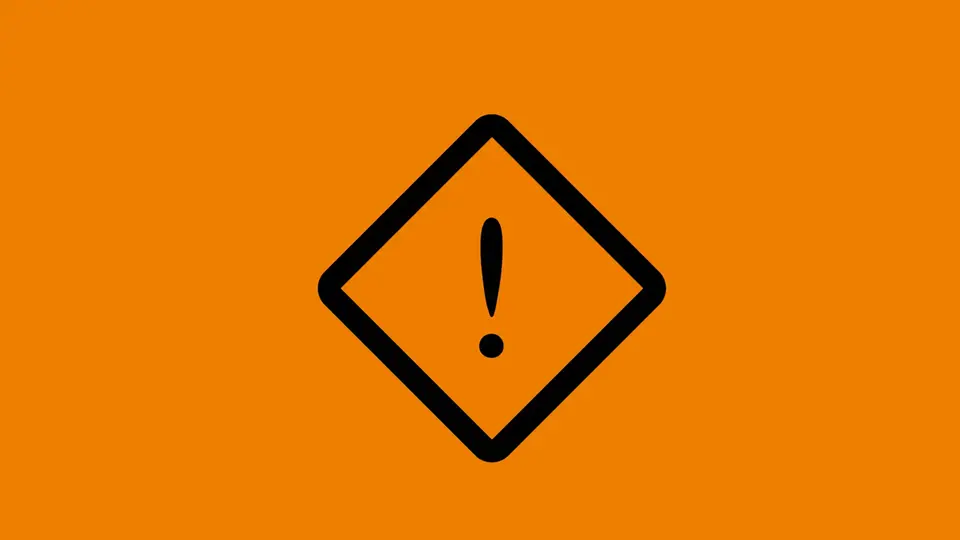 SMHI:s symbol för orange vädervarning