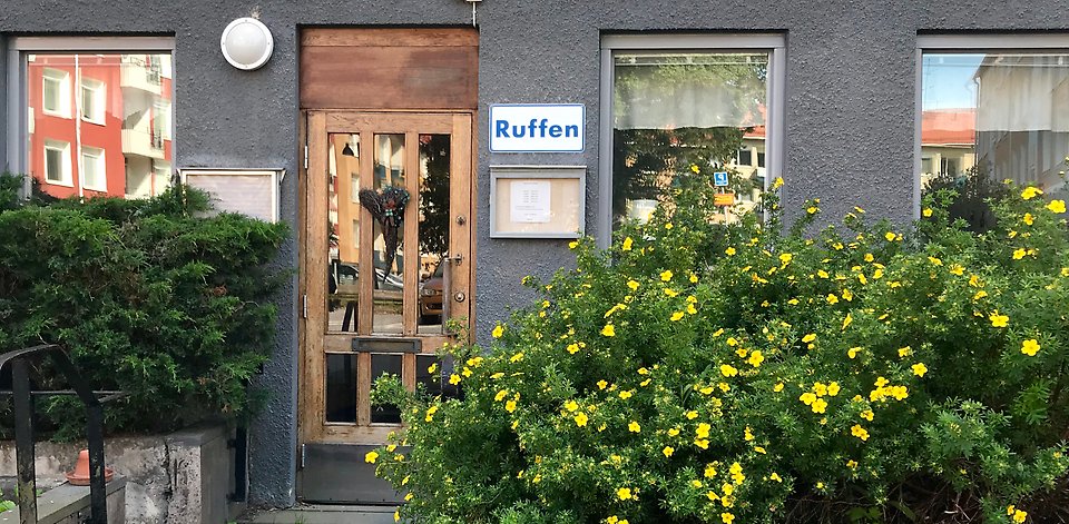 Ruffen, ingång