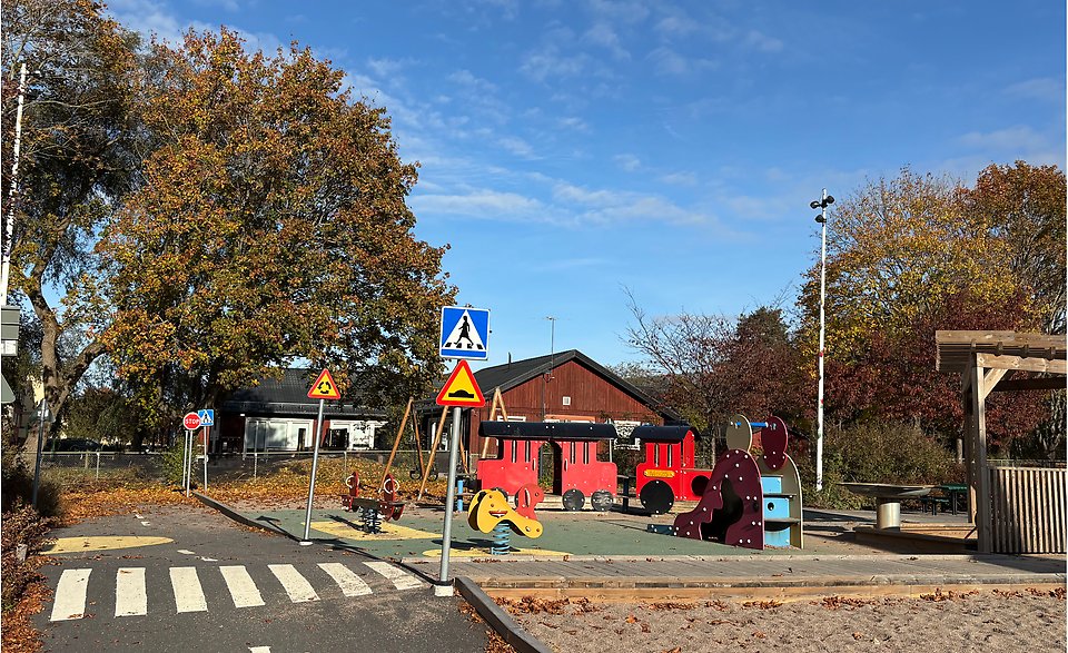 Bild på Skolvägens lekplats