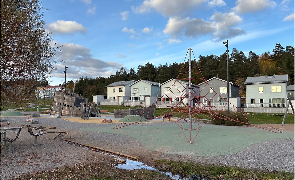 bild på täljöviksparkens lekplats
