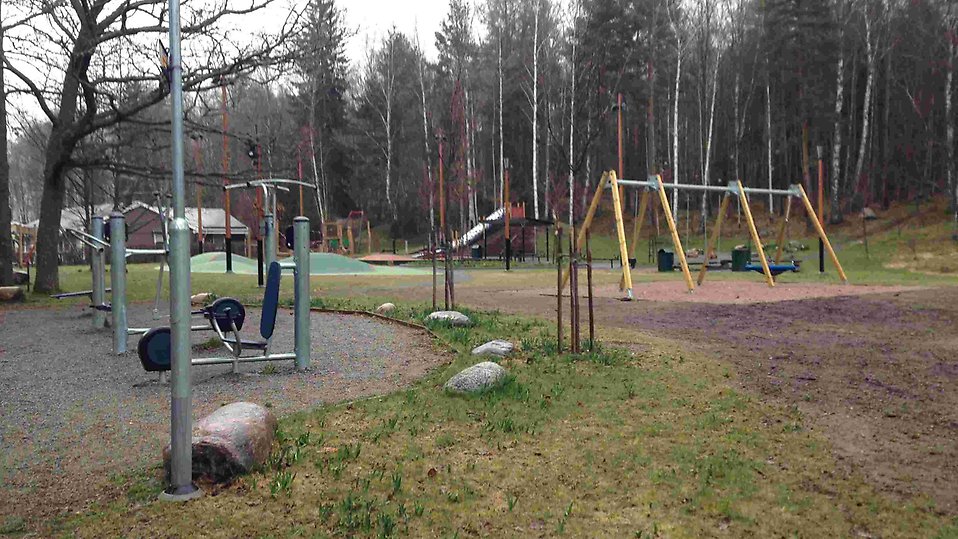 Utegymmet vid Kottvägens lekplats