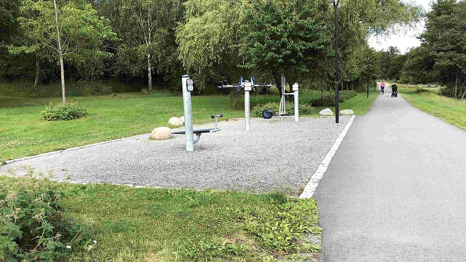 Utegymmet vid Lillbroängens aktivitetspark